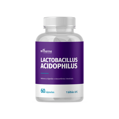 Lactobacillus Acidophilus - 1 bilhão de UFC 60 Cápsulas 60 Cápsulas