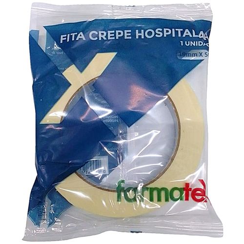 Fita Crepe Adesiva Hospitalar Farmatex 19mmx50m - unidade Fita Crepe Adesiva Hospitalar Farmatex 19mmx50m - unidade