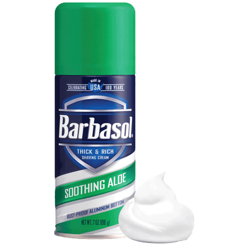Barbasol Soothing Aloe - Espuma de Barbear 283g 283g Barbasol Soothing Aloe - Espuma de Barbear 283g 283g