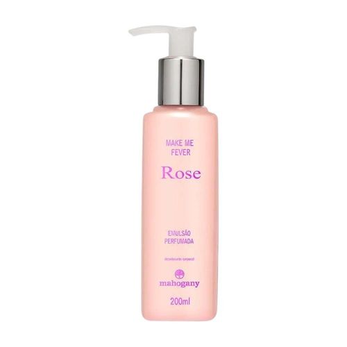 Hidratante Corporal Make me Fever Rose Mahogany 200ml Rosa
