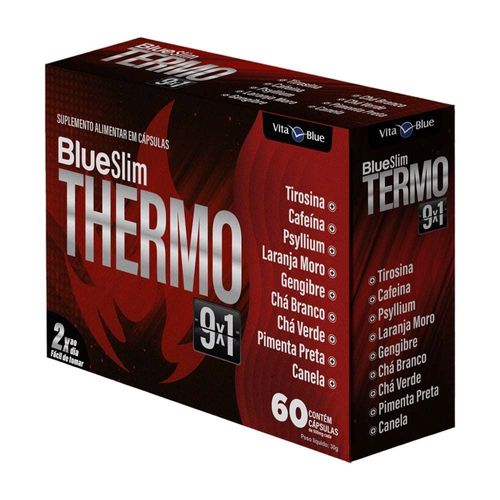 Blue Slim Thermo 9x1 Vita Blue 60 Cápsulas