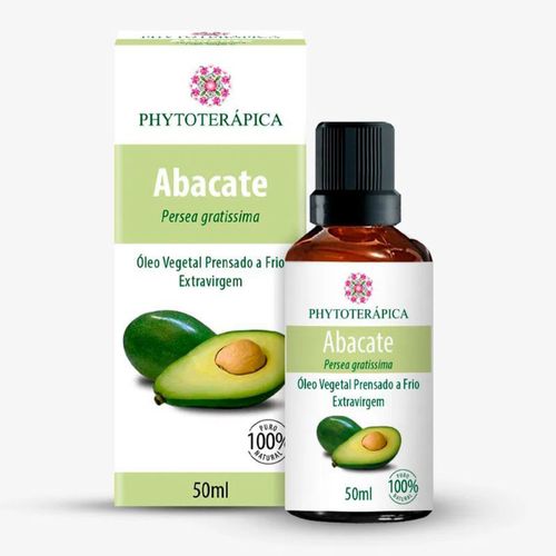 Óleo de Abacate Extra Virgem Phytoterápica 50ml Óleo de Abacate Extra Virgem Phytoterápica 50ml