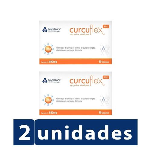 KIT 2 Curcuflex 30 Cápsulas 920mg KIT 2 Curcuflex 30 Cápsulas 920mg