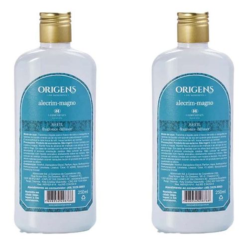 KIT 2 Refil Difusor de Ambiente Alecrim Magno Madressenza 250ml incolor KIT 2 Refil Difusor de Ambiente Alecrim Magno Madressenza 250ml incolor