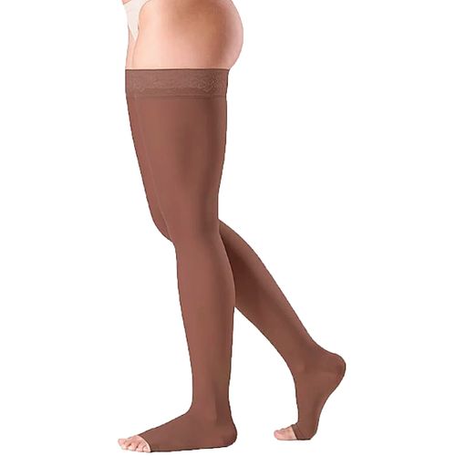 Meia 7/8 Select Comfort Premium 20-30mmHg Aberta Chocolate P2 Meia 7/8 Select Comfort Premium 20-30mmHg Aberta Chocolate P2