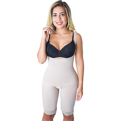 Modelador MHM 1/2 Perna Fechado 726A Tam 46 Bege Modelador MHM 1/2 Perna Fechado 726A Tam 46 Bege