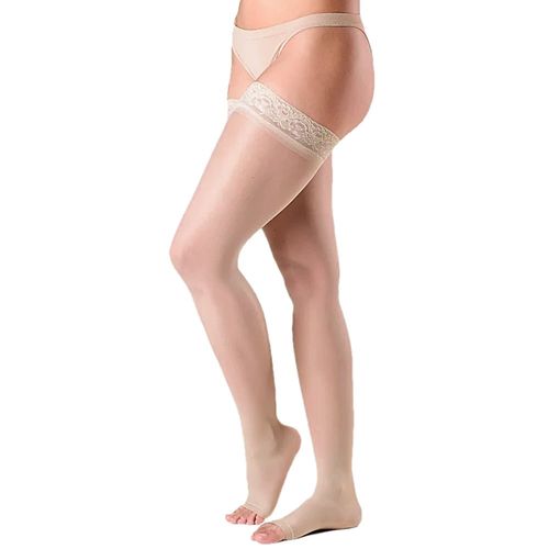 Meia 7/8 Sigvaris Audace 15-20mmHg Aberta Natural Clara Tam 3 Meia 7/8 Sigvaris Audace 15-20mmHg Aberta Natural Clara Tam 3