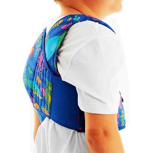 Espaldeira para Postura Chantal em Brim Infantil Tam 2