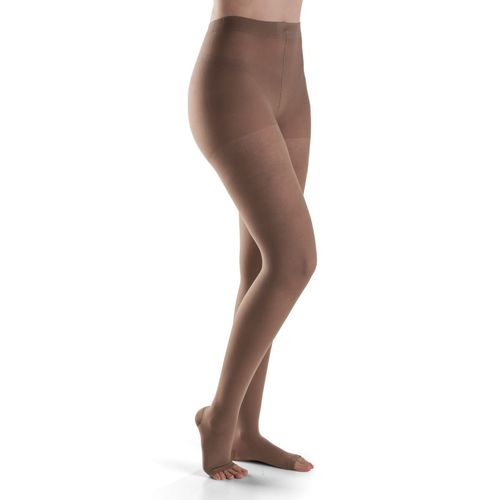 Meia-Calça Dynaven Basic Sigvaris - 20-30mmHg - Aberta - Bege - M3 Meia-Calça Dynaven Basic Sigvaris - 20-30mmHg - Aberta - Bege - M3