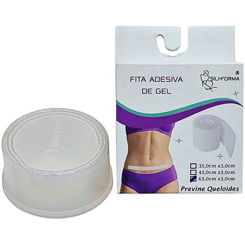 Fita Adesiva de Gel Siliforma 65X3cm - unidade