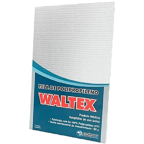 Tela Cirúrgica de Polipropileno Waltex 20X20cm - unidade Tela Cirúrgica de Polipropileno Waltex 20X20cm - unidade