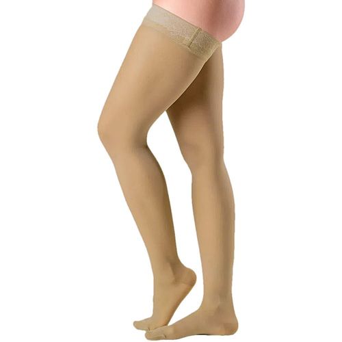 Meia 7/8 Ever Sheer 20-30 mmHg Fechada Natural Tam G2