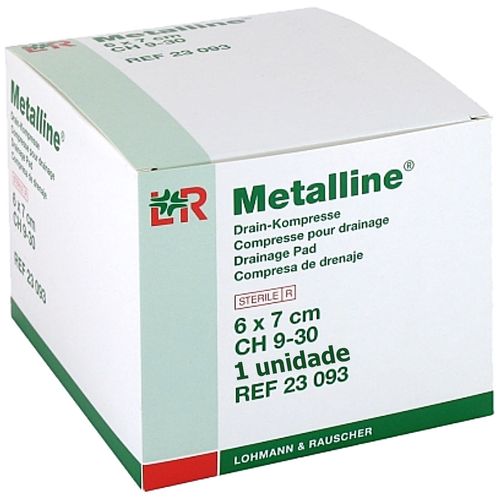 Curativo Metalline Traqueostomia 23093 06X07cm - unidade Curativo Metalline Traqueostomia 23093 06X07cm - unidade