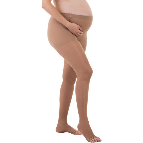 Meia-Calça Gestante Legline Venosan - 20-30mmHg - Pé Fechado - Sahara - Tamanho G