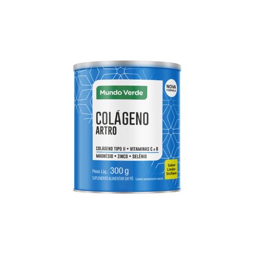 Colágeno Artro Limão Siciliano Mundo Verde 300g Colágeno Artro Limão Siciliano Mundo Verde 300g