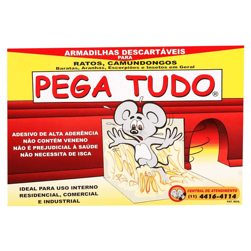 Ratoeira Adesiva Pega Tudo Ratoeira Adesiva Pega Tudo