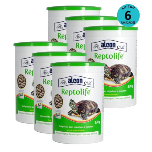 Kit 6 Ração Alcon Club Reptolife 270g Kit 6 Ração Alcon Club Reptolife 270g