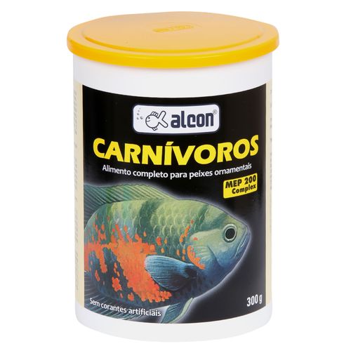 Kit Ração Alcon Carnívoros 300g C/ 3 unidades