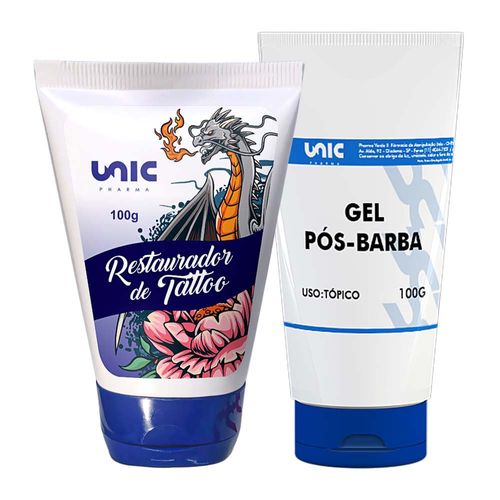 Creme Restaurador de Tatuagem + Gel Pos barba