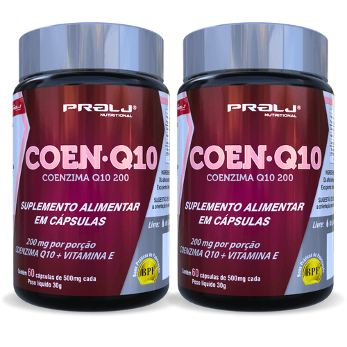 Kit 2 Coen-Q10 + Vit. E 200mg 60 cápsulas Prolj Nutritional COEN-Q10 VIT E 200MG 120 CÁPSULAS KIT 2 Kit 2 Coen-Q10 + Vit. E 200mg 60 cápsulas Prolj Nutritional COEN-Q10 VIT E 200MG 120 CÁPSULAS KIT 2