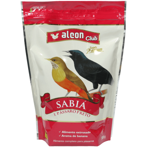 Ração Alcon Club Sabiá e Pássaro Preto Super Premium 500g