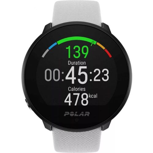POLAR UNITE C/ PULSEIRA SILICONE BRANCA (TAM P/G)
