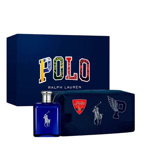 Kit Ralph Lauren Polo Blue Masculino - Eau de Toilette 125ml + Nécessaire Kit Kit Ralph Lauren Polo Blue Masculino - Eau de Toilette 125ml + Nécessaire Kit