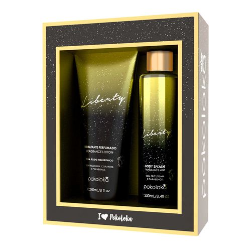 Kit Pokoloka Liberty Feminino - Body Splash 250ml + Hidratante Corporal 240ml NULO