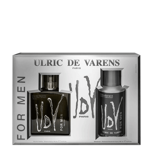 Kit Ulric De Varens UDV - Eau de Toilette 100ml + Desodorante 200ml NULO Kit Ulric De Varens UDV - Eau de Toilette 100ml + Desodorante 200ml NULO