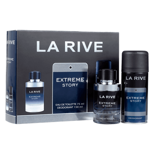 Kit La Rive Extreme Story Masculino - Eau de Toilette 75ml + Desodorante 150ml Kit Kit La Rive Extreme Story Masculino - Eau de Toilette 75ml + Desodorante 150ml Kit