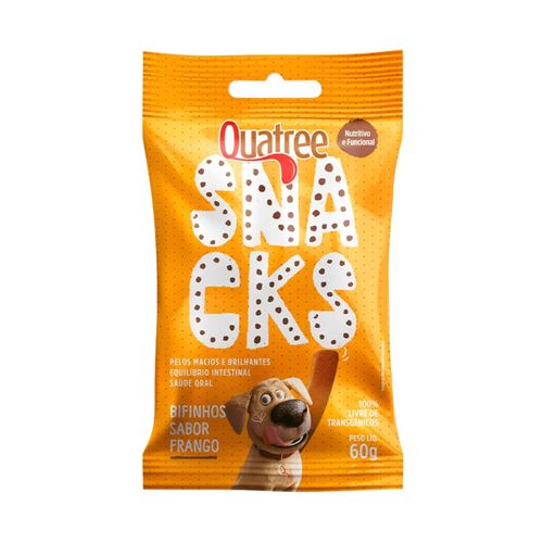 Quatree Snacks Bifinho Frango - 60g 60g Quatree Snacks Bifinho Frango - 60g 60g