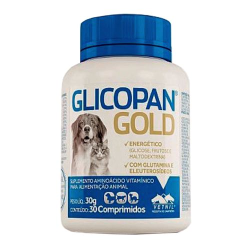 GLICOPAN GOLD COMPRIMIDOS - frasco com 30 compr. único