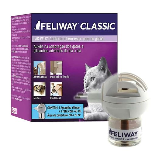 Feliway Classic - 1 Aparelho difusor + 1 Refil 48ml Único