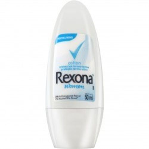 Desodorante-Rexona-Feminino-Cotton-Roll-on-50g Desodorante-Rexona-Feminino-Cotton-Roll-on-50g
