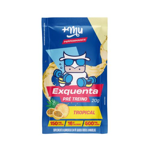 Exquenta Pré Treino Tropical Mais Mu Performance 20g Exquenta Pré Treino Tropical Mais Mu Performance 20g