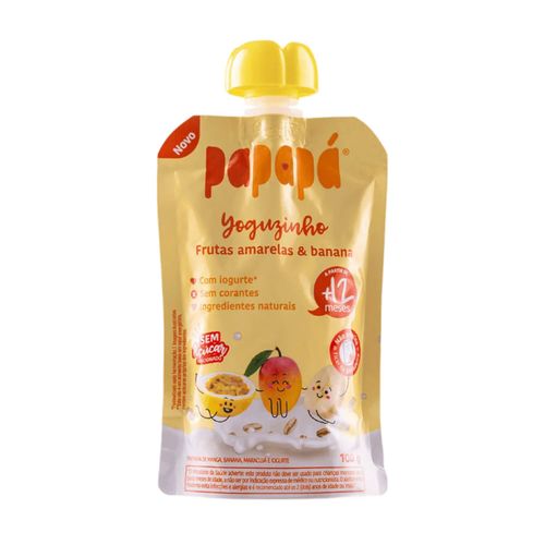 Yoguzinho de Frutas Amarelas e Banana Papapá 100g