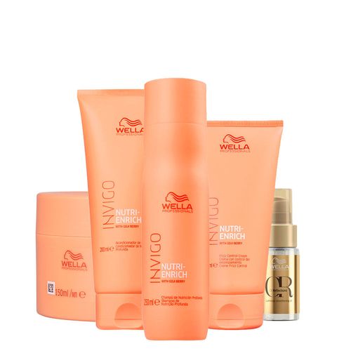 Kit Wella Professionals Invigo Nutri Enrich Home Care - 5 Produtos Kit Kit Wella Professionals Invigo Nutri Enrich Home Care - 5 Produtos Kit