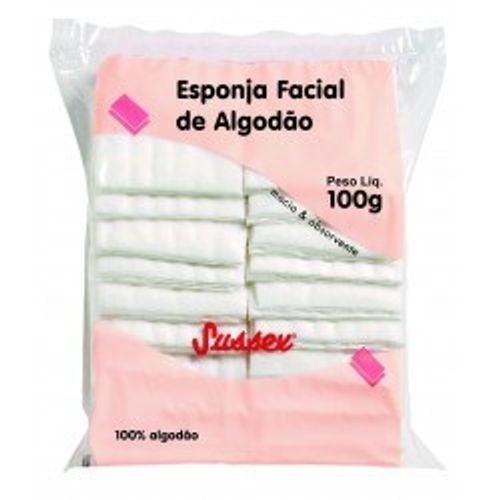 Esponja-Sussex-Algodao-Limpeza-Facial-100g Esponja-Sussex-Algodao-Limpeza-Facial-100g