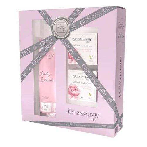 Kit Giovanna Baby Body Splash e Sabonete Vegetal Classic