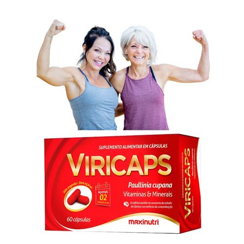 VIRICAPS PAULLINIA CUPANA VIT&MIN 60CPS MAXINUTRI