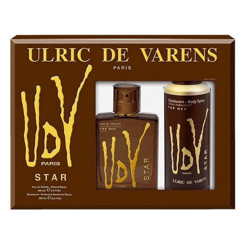 Kit Ulric De Varens Udv Star Eau de Toilette 100ml + Desodorante 200ml Kit