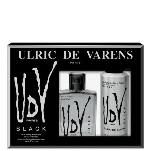 Kit Ulric de Varens UDV Black Masculino - EDT 100ml + Desodorante 200ml Kit