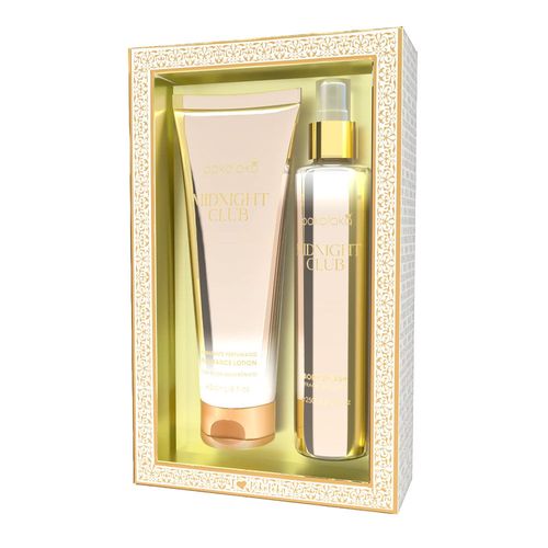 Kit Pokoloka Midnight Club Feminino - Body Splash 250ml + Hidratante Corporal 240ml NULO