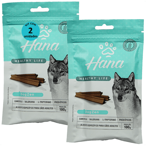 SNACK HANA HEALTHY LIFE DOGZEN CÃES ADULTOS 100G KIT COM 2 SNACK HANA HEALTHY LIFE DOGZEN CÃES ADULTOS 100G KIT COM 2
