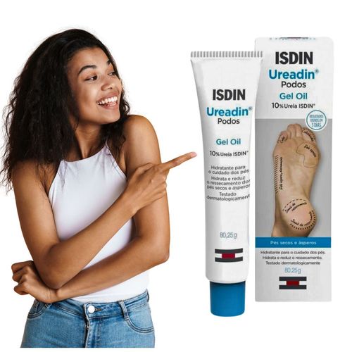 Hidratante ureia 10% ISDIN Ureadin Podos Gel Oil 80,25 g Creme hidratanete para os pés Hidratante ureia 10% ISDIN Ureadin Podos Gel Oil 80,25 g Creme hidratanete para os pés