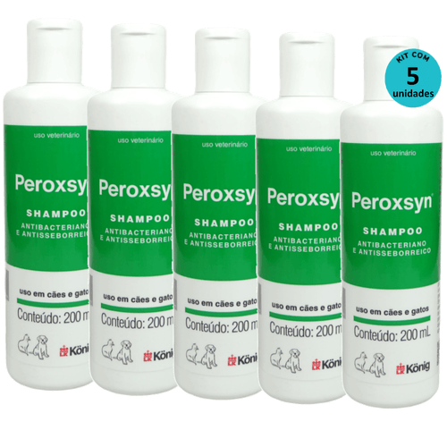 Kit Shampoo Peroxsyn König 200ml com 5 unidades Kit Shampoo Peroxsyn König 200ml com 5 unidades