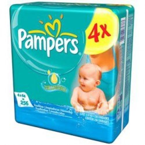 Toalhinhas-Pampers-Regular-256-Unidades Toalhinhas-Pampers-Regular-256-Unidades