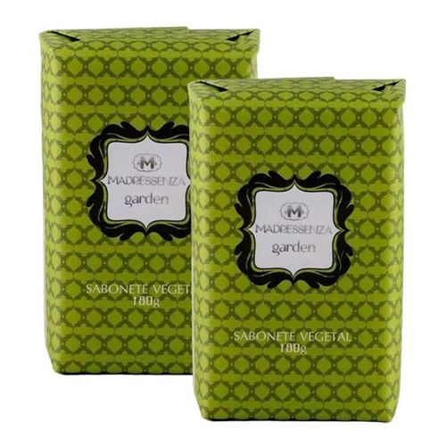 Kit 2 Sabonetes Em Barra Garden Madressenza 180G