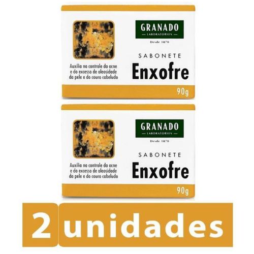 Kit 2 Sabonetes Em Barra Enxofre Granado 90G