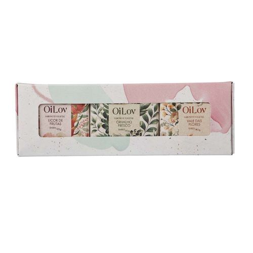 Estojo Sabonetes OiLov 90g 5x3 Sem cor